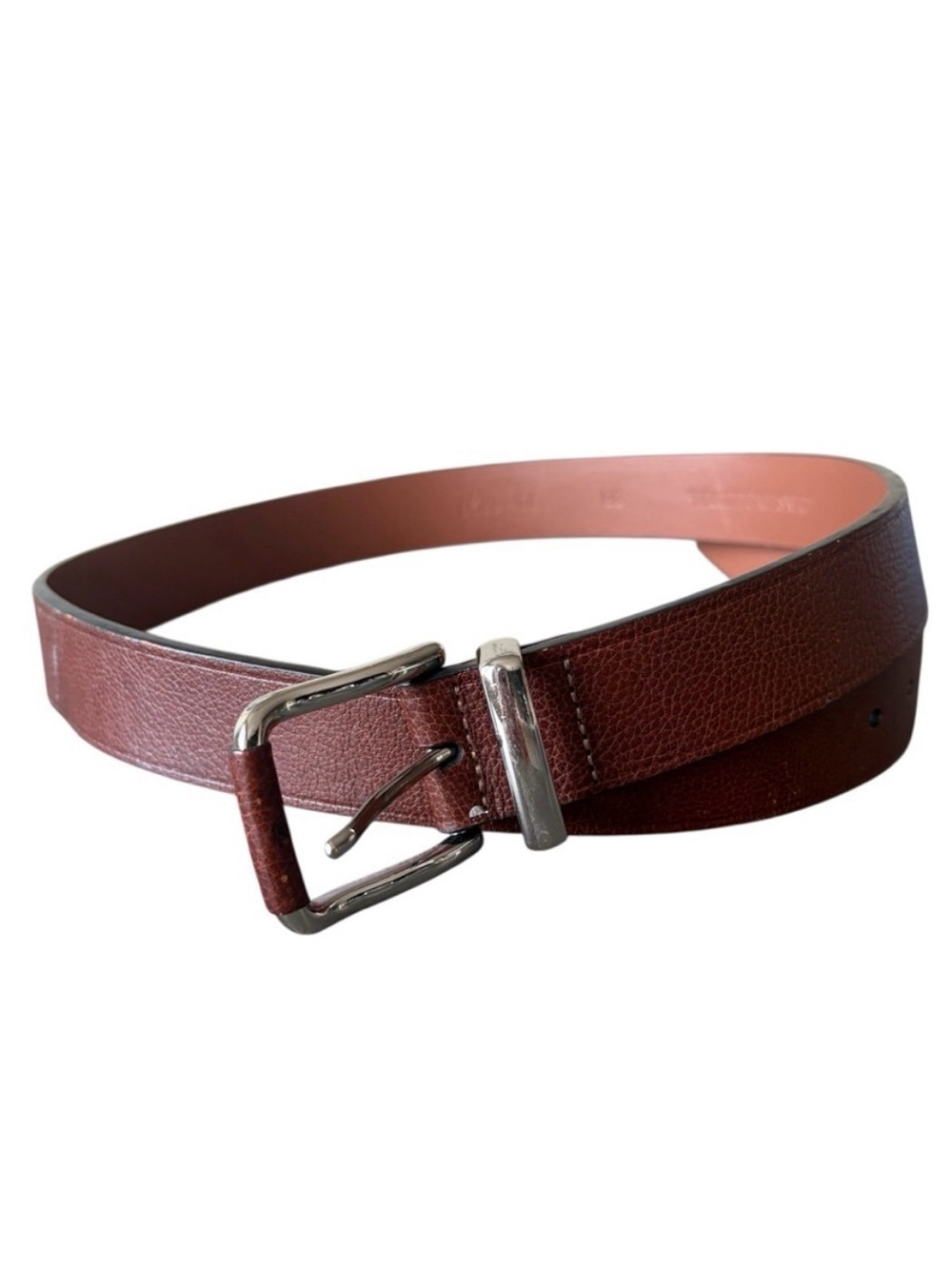 Johnston & Murphy Pebbled Leather Belt SIZE 38